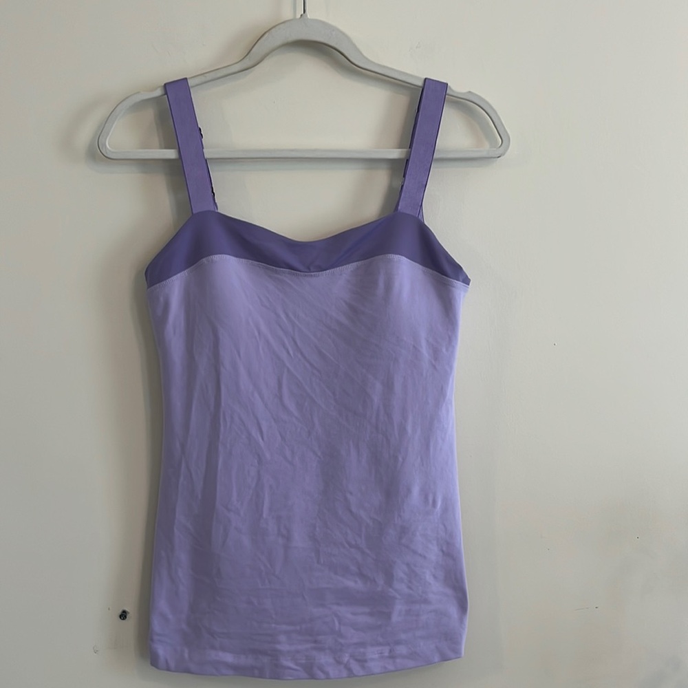 Lululemon Tank Top Active Sweetheart Adjustable Strap Athleisure 8 Purple